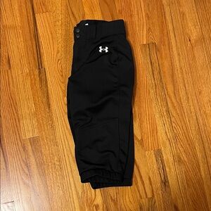 Under Armour Kids Black Softball Bottoms